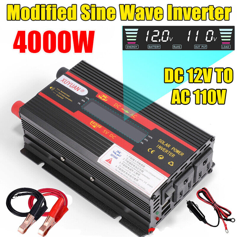 Complete 6000W Home Solar Power System 110V Grid Tie Kit