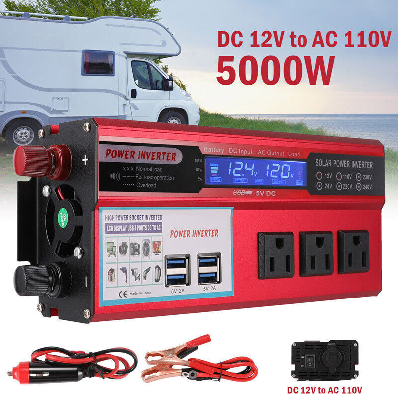 Complete 6000W Home Solar Power System 110V Grid Tie Kit