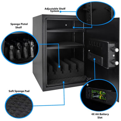 Digital Fingerprint Home Office Security Safe Box
