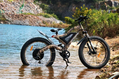 Powerful 26 Electric Mountain Bike 1500W Fat Tire E-Bike