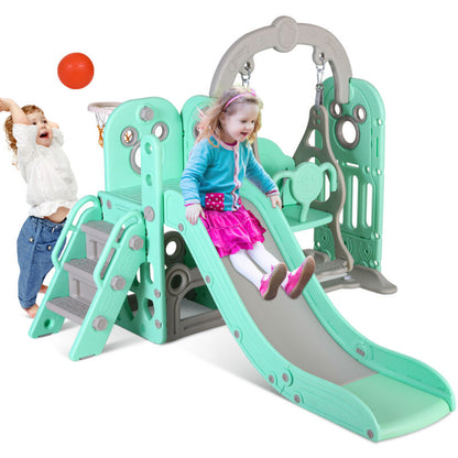 Fun Kids Climbing Play Set with Slide and Swing - Halri