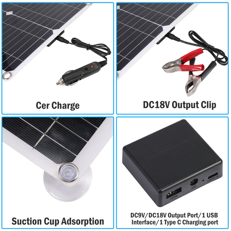Complete 6000W Home Solar Power System 110V Grid Tie Kit
