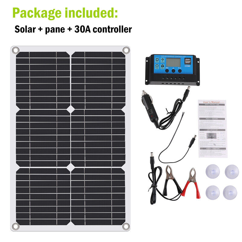 Complete 6000W Home Solar Power System 110V Grid Tie Kit