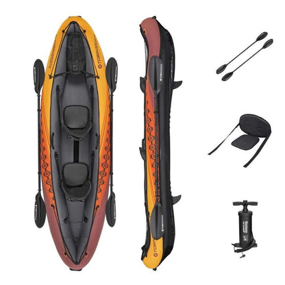 Large 2 Person Inflatable Kayak with Paddles - Halri