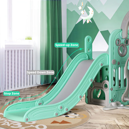 Fun Kids Climbing Play Set with Slide and Swing