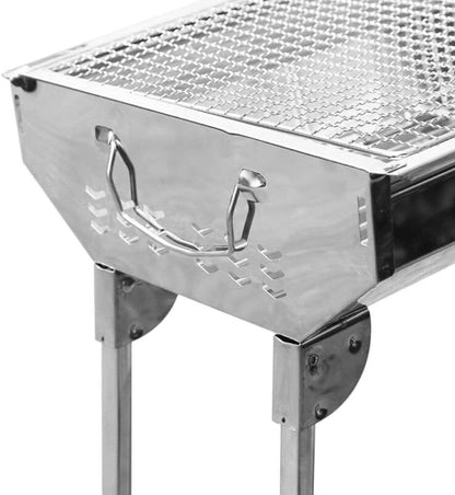 Compact Outdoor Portable Stainless Steel BBQ Grill Set