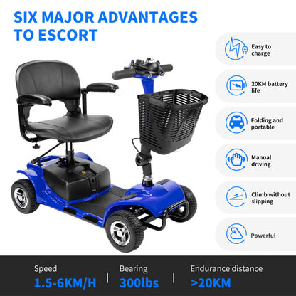 Portable Folding Electric Mobility Scooter for Home Travel