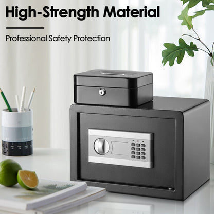 Secure Electronic Lock Box Digital Keypad Home Safe