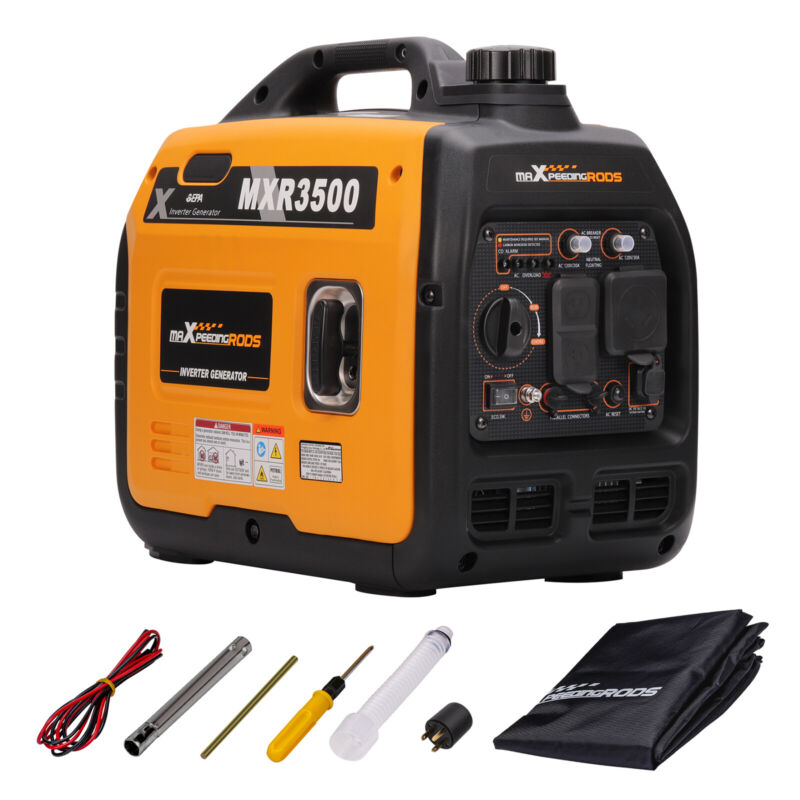 Quiet 3500W Portable Home Backup Power Generator - Halri