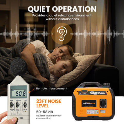 Quiet 3500W Portable Home Backup Power Generator