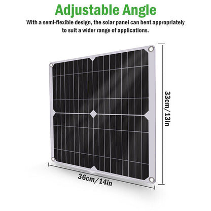 Complete 6000W Home Solar Power System 110V Grid Tie Kit