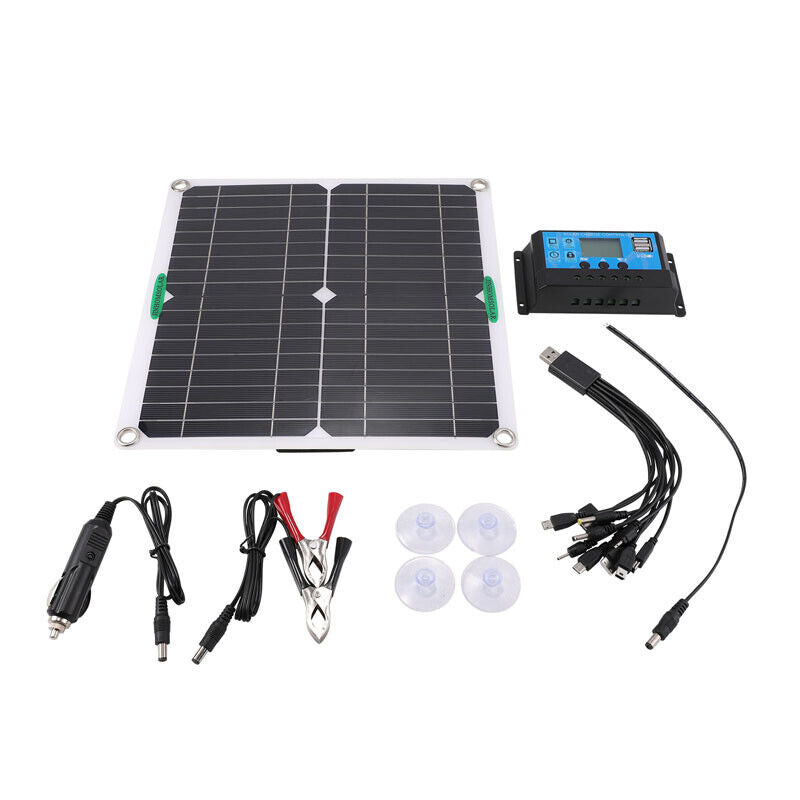Complete 6000W Home Solar Power System 110V Grid Tie Kit