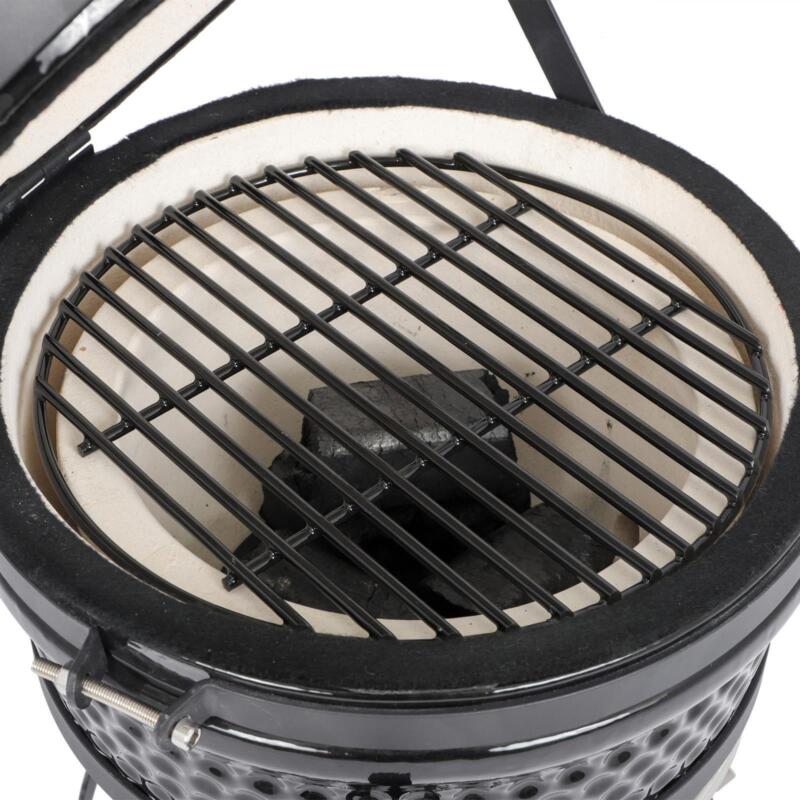 Portable Charcoal BBQ Grill Smoker Pit