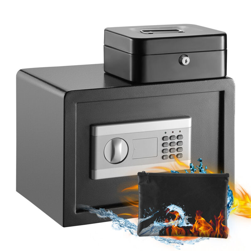 Secure Electronic Lock Box Digital Keypad Home Safe