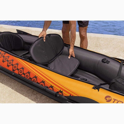 Large 2 Person Inflatable Kayak with Paddles