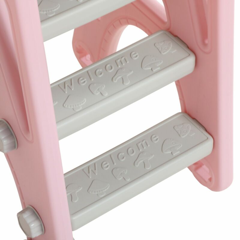Fun 4 in 1 Kids Playset Slide Swing Set
