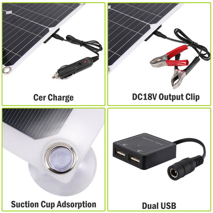 Complete 6000W Home Solar Power System 110V Grid Tie Kit
