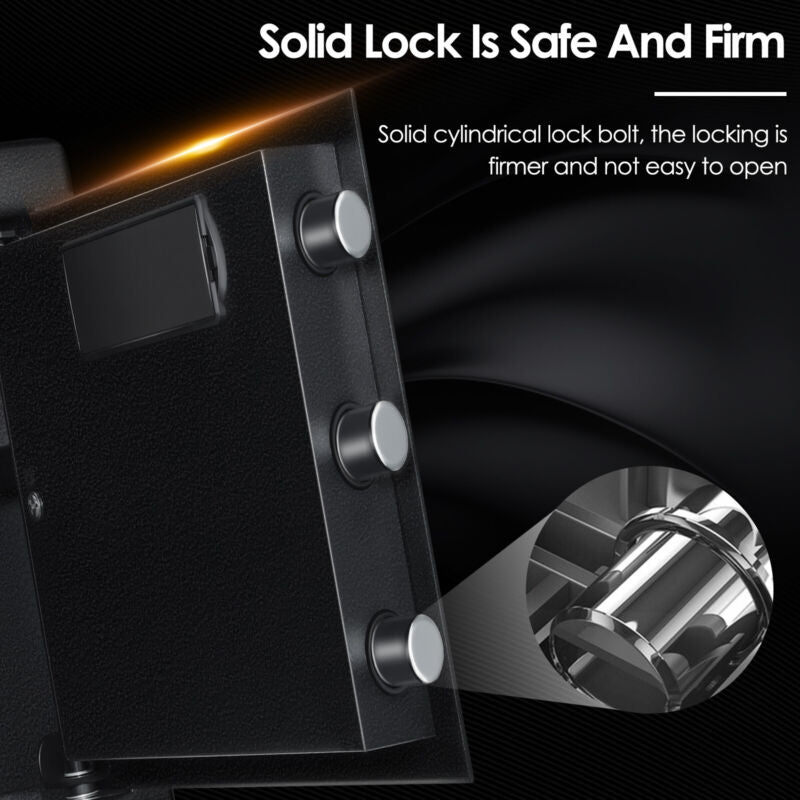 Secure Electronic Lock Box Digital Keypad Home Safe