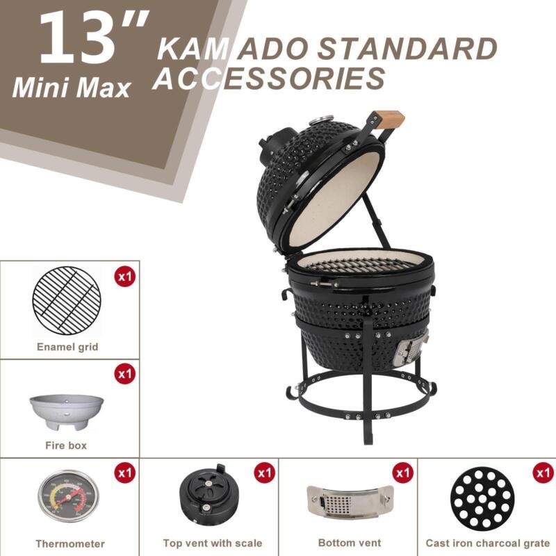 Portable Charcoal BBQ Grill Smoker Pit