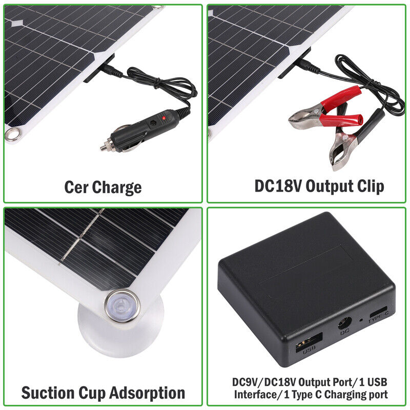 Complete 6000W Home Solar Power System 110V Grid Tie Kit