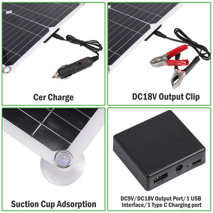 Complete 6000W Home Solar Power System 110V Grid Tie Kit