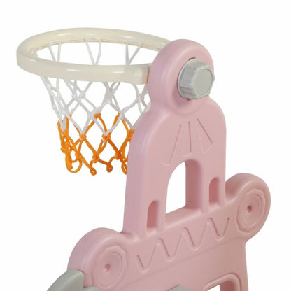 Fun 4 in 1 Kids Playset Slide Swing Set
