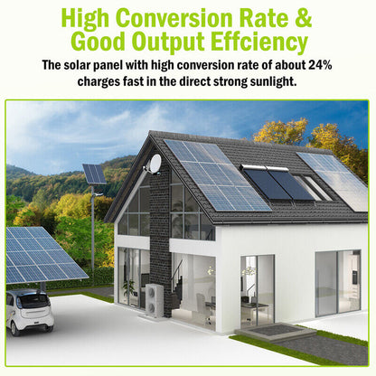 Complete 6000W Home Solar Power System 110V Grid Tie Kit