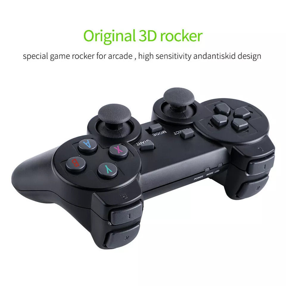 4K Gaming Console Stick with 64GB and Wireless Controllers