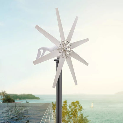 High Efficiency 8 Blade Residential Wind Power Generator - Halri