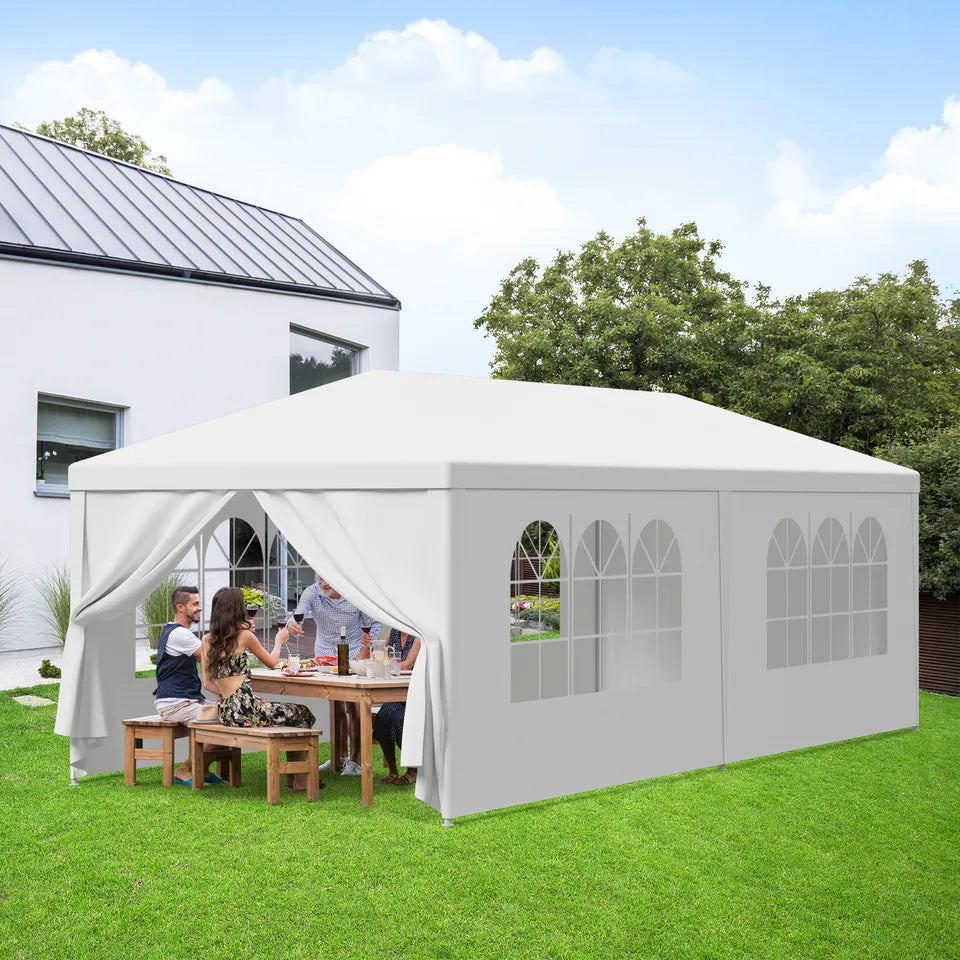Large 10x20 Feet Canopy Event Tent With 6 Sides - Halri