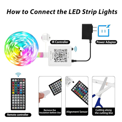 Color Changing LED Lights with Remote