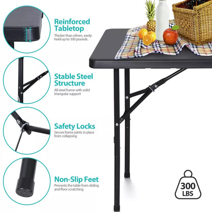 Compact 4FT Portable Party Table