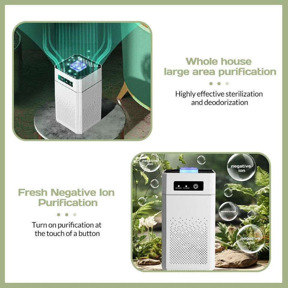 Powerful Home Air Cleaner for Big Rooms