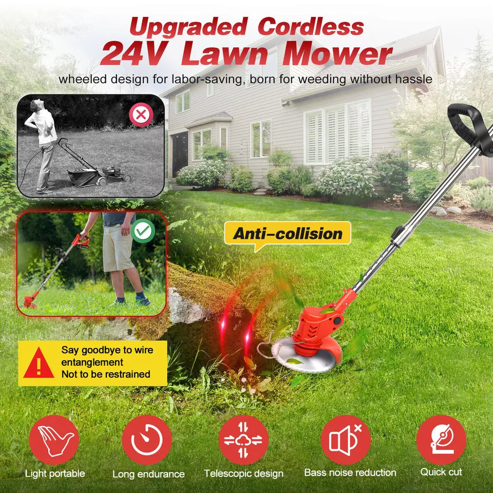 Wireless Lawn Edger Grass Trimmer Tool