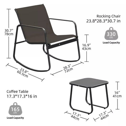 Garden Furniture Set with Table and Chairs