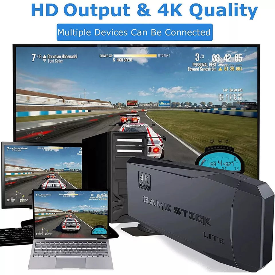 Classic Retro Game Console - 64GB HDMI TV Stick