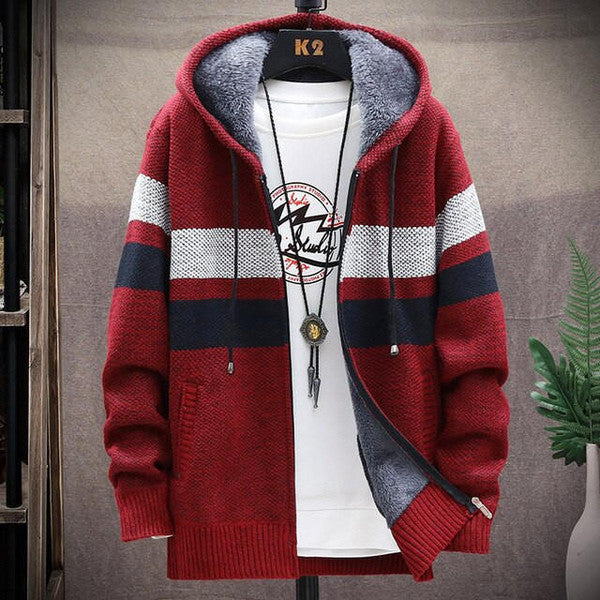 Comfy Horizontal Knit Sweater