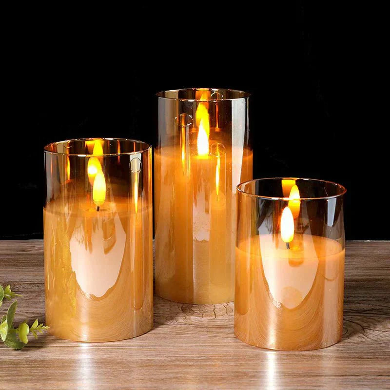 Relaxing Warm LED Candle Light for Home Ambiance