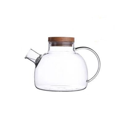 Elegant Clear Glass Teapot Set - Halri