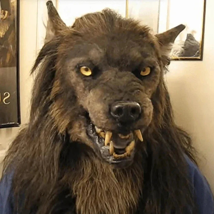 Spooky Wolf Mask for Halloween Costume Party
