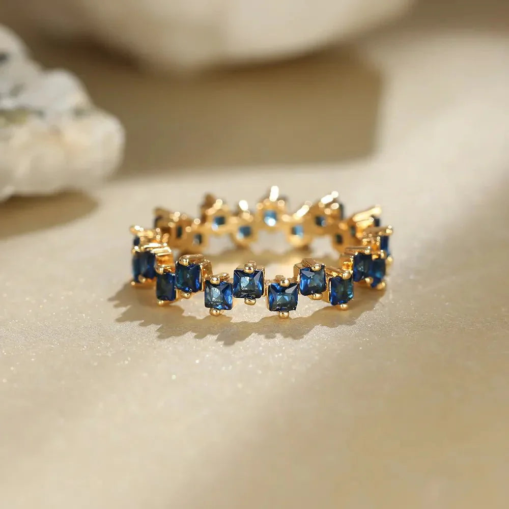 Delicate Micro Pave Diamond Engagement Ring