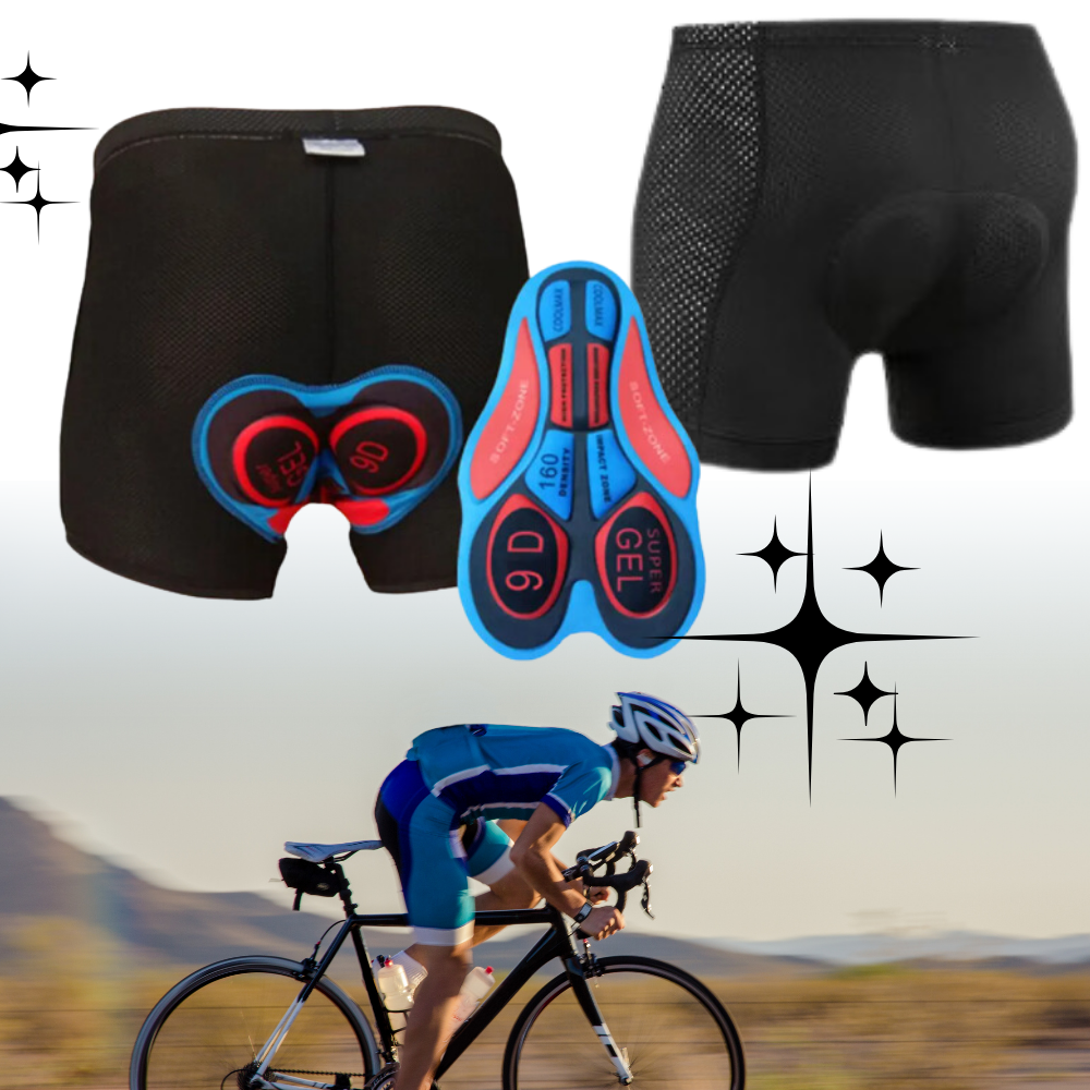 Comfortable Fit Padded Bike Shorts - Halri