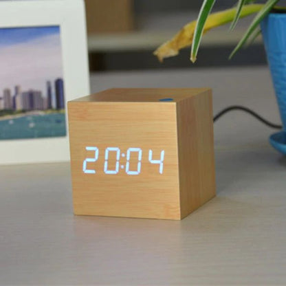 Sleek Digital Desk Clock Modern Home Decoration