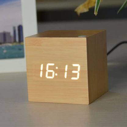 Sleek Digital Desk Clock Modern Home Decoration