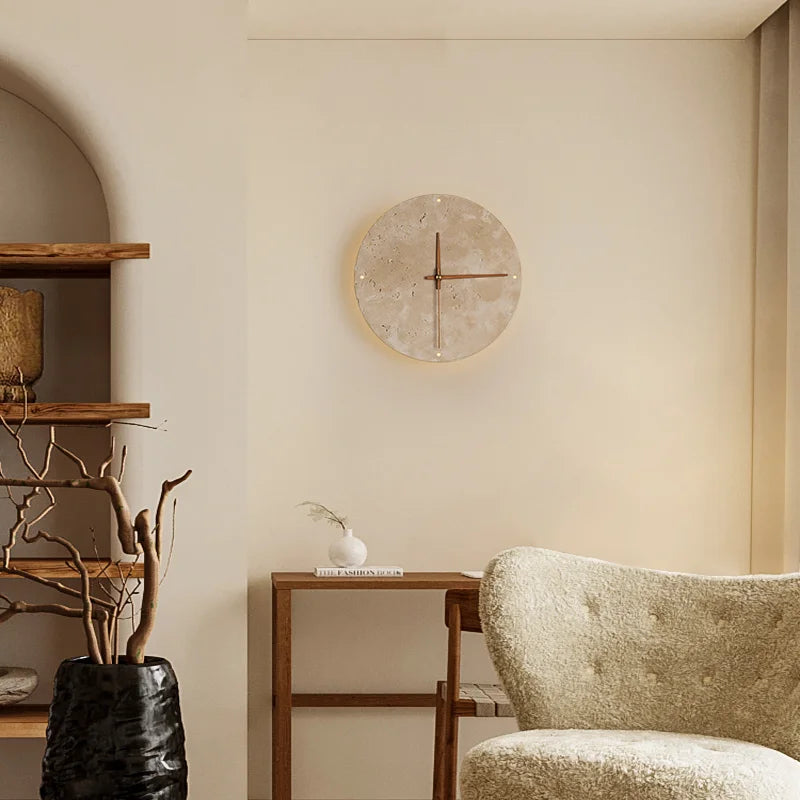 Modern Wall Light with Clock Function - Halri