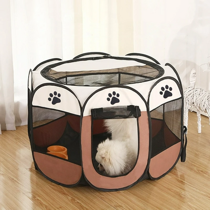 Portable Puppy Playpen - Comfortable Pet Play Area - Halri
