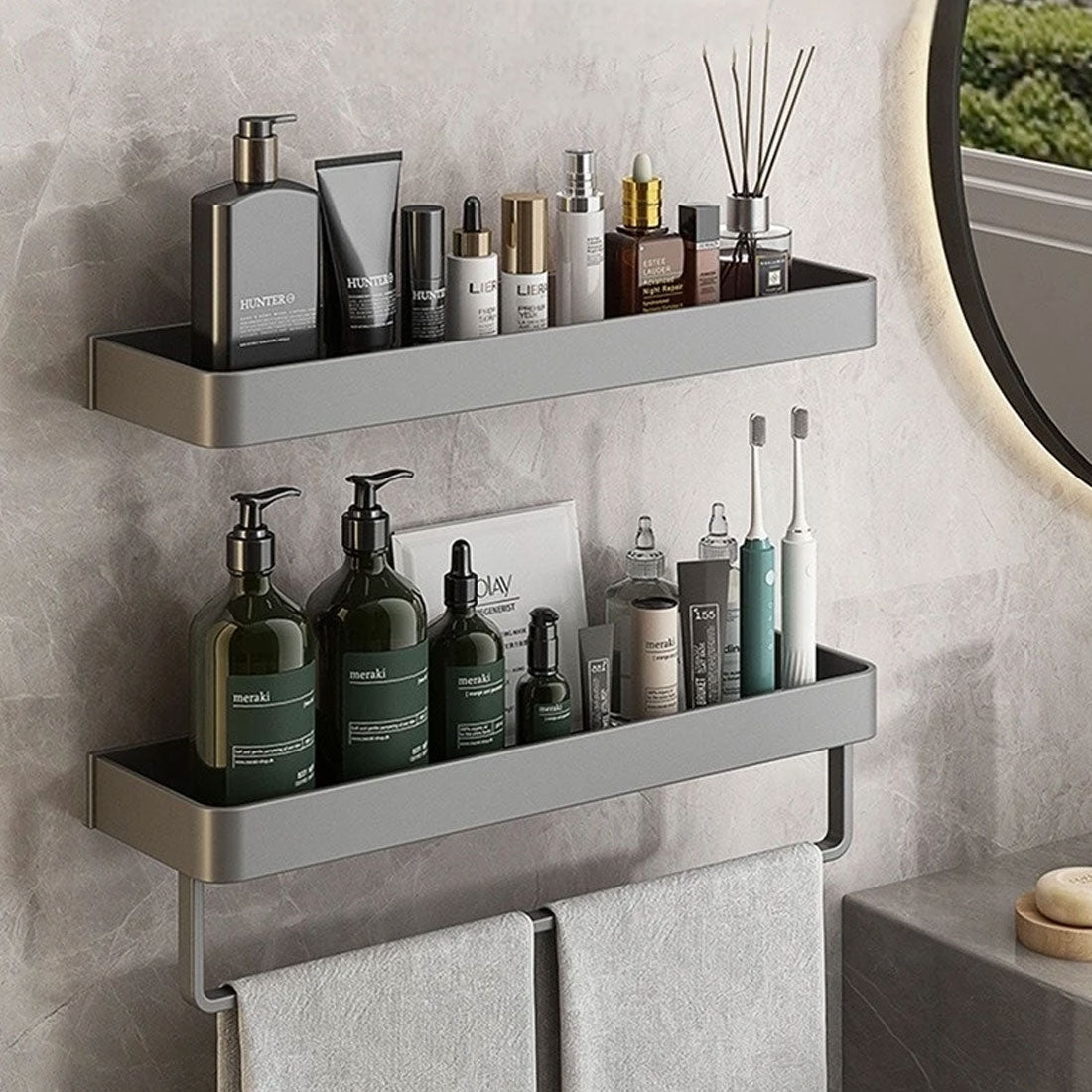 Modern Bathroom Wall Storage Shelf