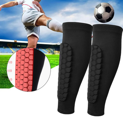 Lightweight Protective Shin Guards with Shock Absorbing Technology