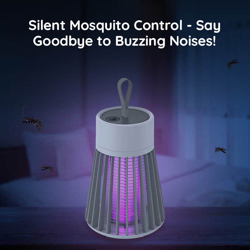 Compact USB Powered Mosquito Killer Lamp with LED Light