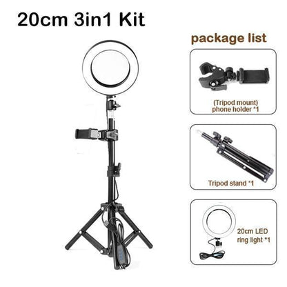 Bright LED Ring Light Kit